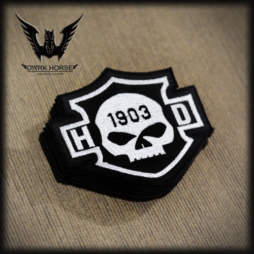 Willie G skull (Black Patch)